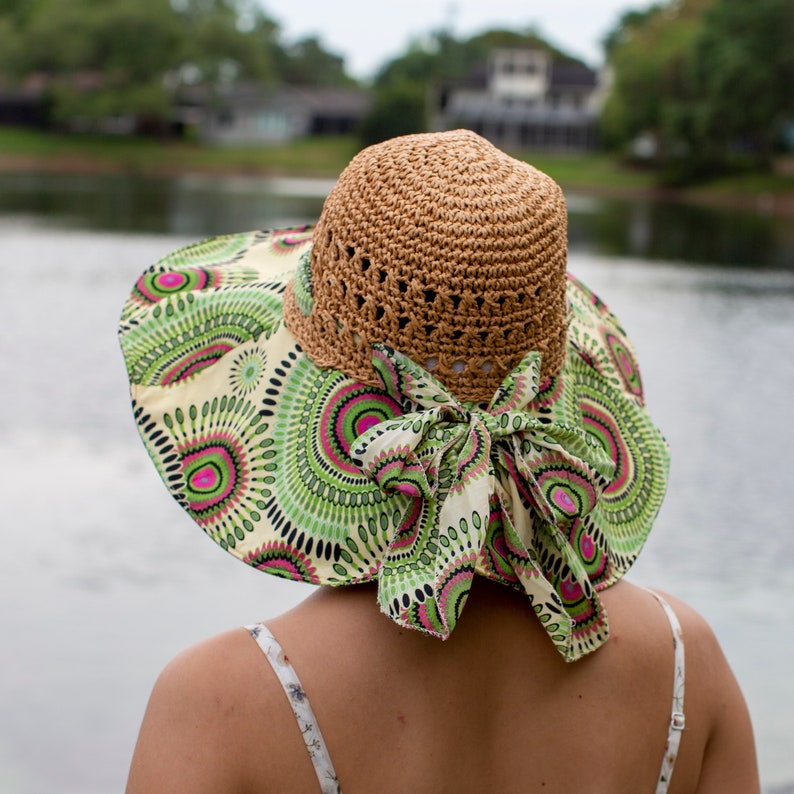 Colorful beach hat deals